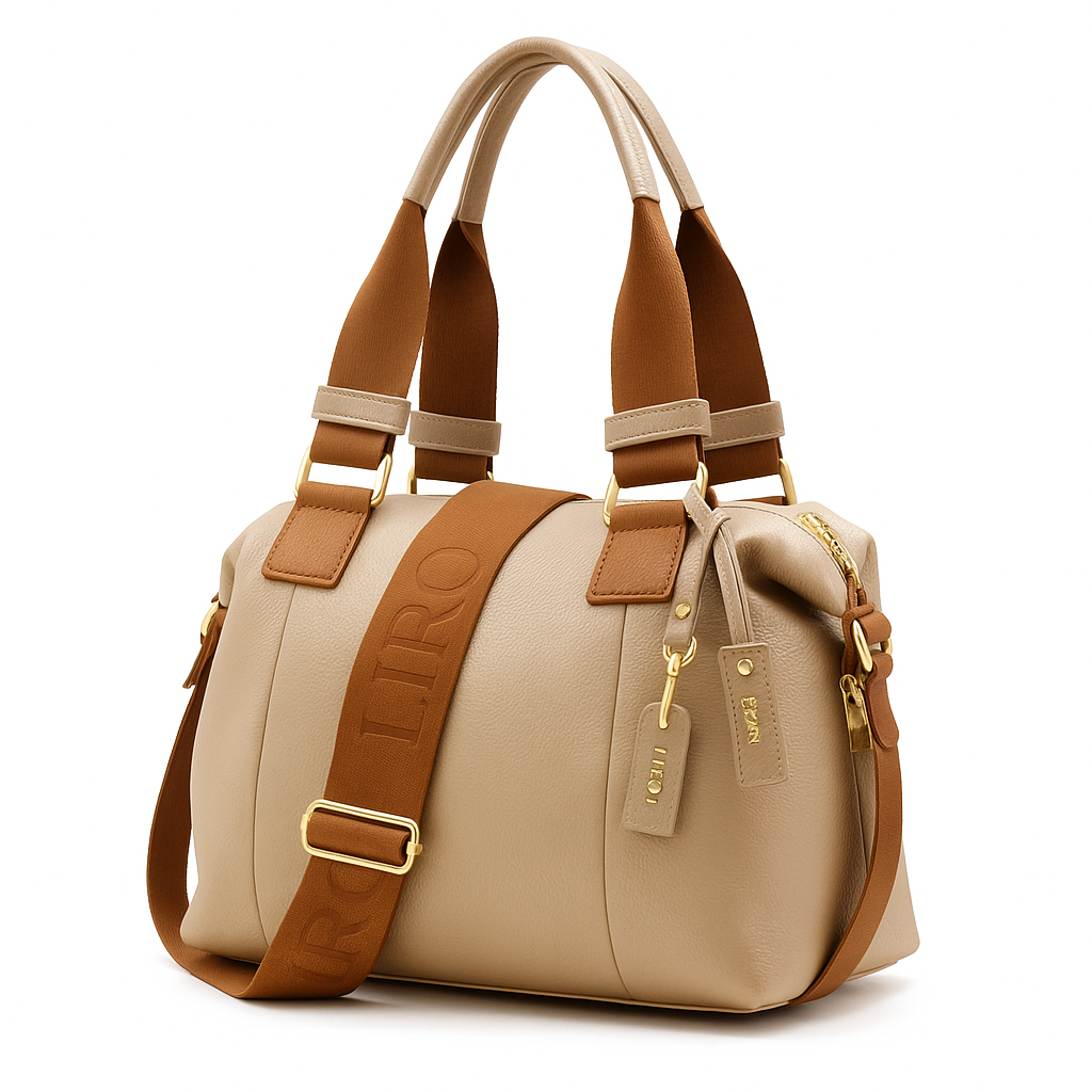👜 Bolsa Feminina Lirom em Couro Legítimo Premium